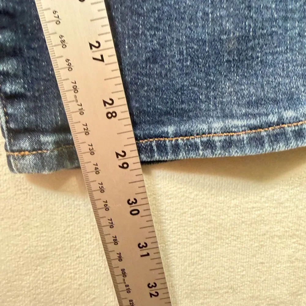 American Eagle AirFlex Athletic Straight Jeans Mens 33x32 Blue Stretch Denim